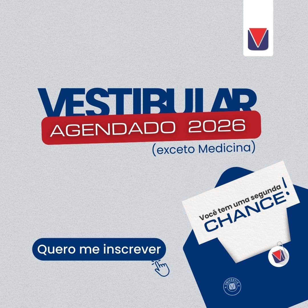 Vestibular Agendado - Três Rios - Clique para realizar sua inscrição.